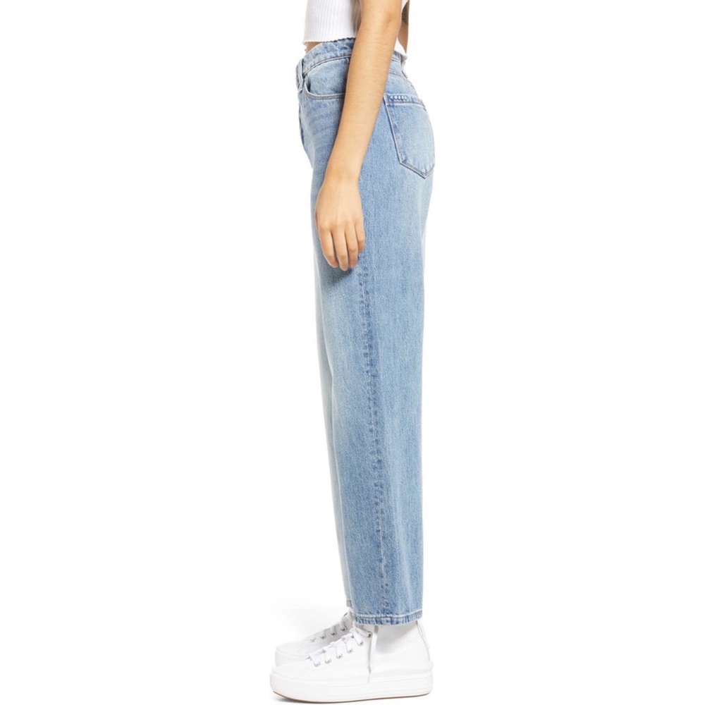 Blank NYC Overlap Baxter Ribcage Straight Jeans Two Tone - Picture 2 of 13